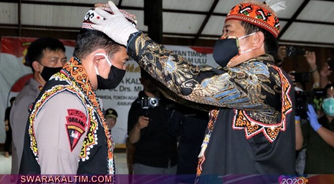 Dikunjungi Kapolda Kaltim, Bupati Mahulu Paparkan Status Green Zone Covid-19