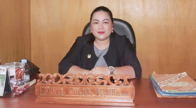 Ketua DPRD Kabupaten Mahakam Ulu, Novita Bulan, S.E, MBA